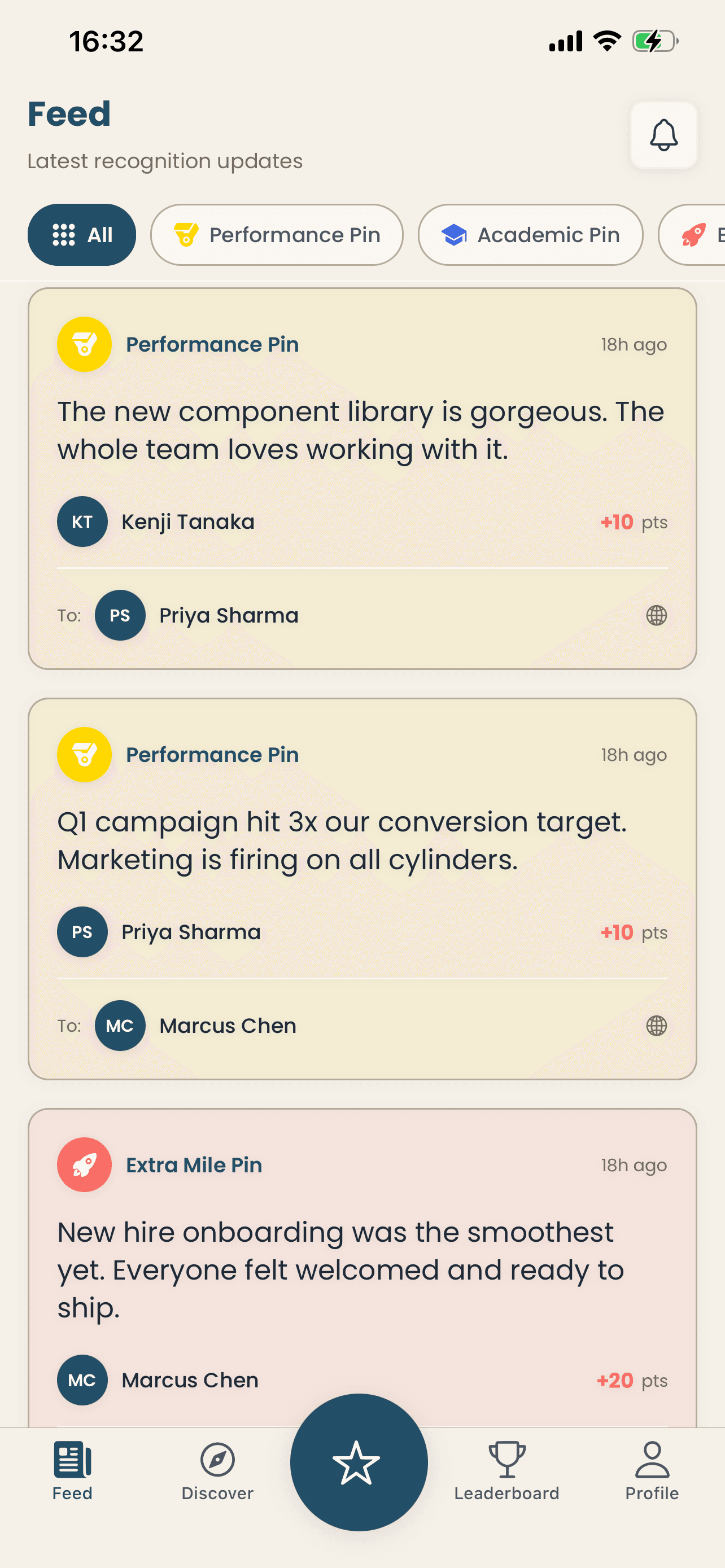 Live Recognition Feed